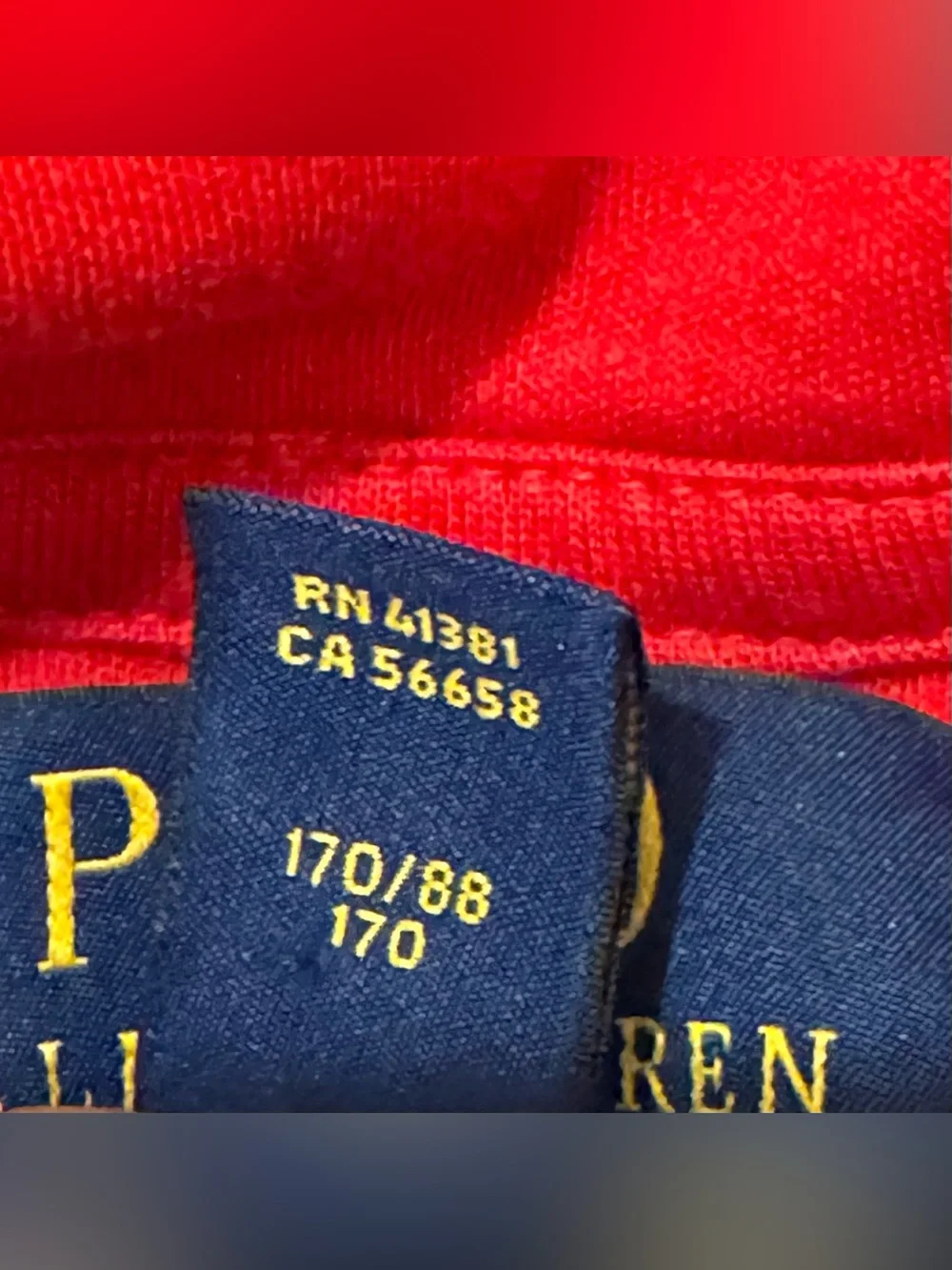Ralph Lauren Cotton Interlock Quarter-Zip Pullover, Color: Red, Size: XL 18-20